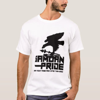 Camiseta Negro samoano del orgullo