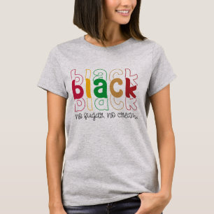 Camiseta Negro sin azúcar sin crema - Historia negra