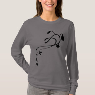Camiseta Negro Swirl