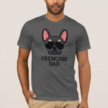 Negro Tan Bulldog francés Perro francés T-Shirt