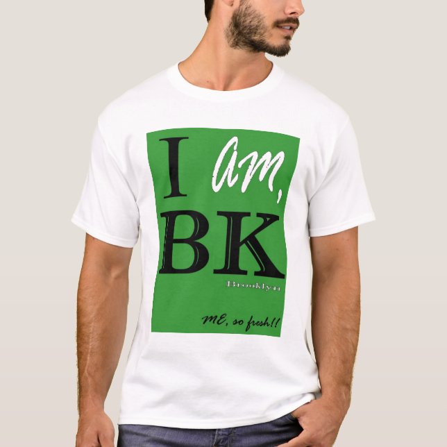 Camiseta Negro verde de Bk (Anverso)