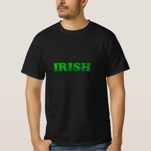 Camiseta Negro verde irlandés del Día de San Patricio