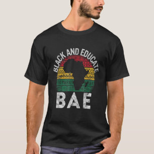 Camiseta Negro y Educado BAE Regalo Orgullo Mes de la Histo