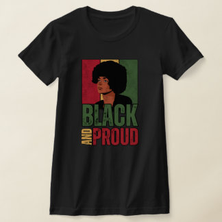 Camiseta Negro y orgulloso