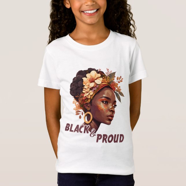 Camiseta Negro y orgulloso (Anverso)