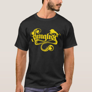 Camiseta Negro y oro de Junglist