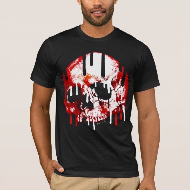 Camiseta Negro y rojo (Anverso)