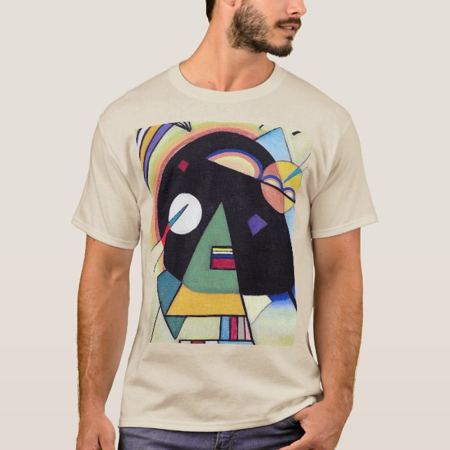 Camiseta Negro y violeta - Kandinsky (Anverso)