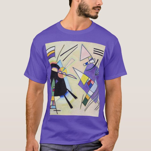 Camiseta Negro y violeta - Kandinsky (Anverso)