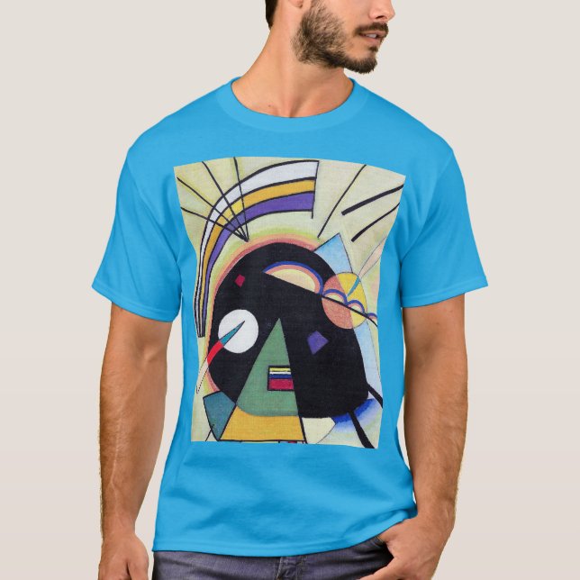 Camiseta Negro y violeta - Kandinsky (Anverso)