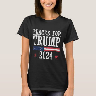 Camiseta Negros Para Las Elecciones Presidenciales De Trump