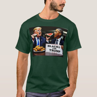 Camiseta Negros para Trump