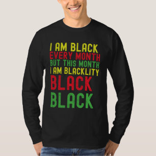 Camiseta Negrura Negra Cada Mes Mes de la Historia Negra Af
