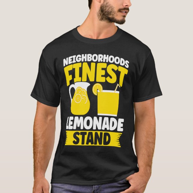 Camiseta Neighborhoods Finest Lemonade Stand Lemon Juice Bu (Anverso)