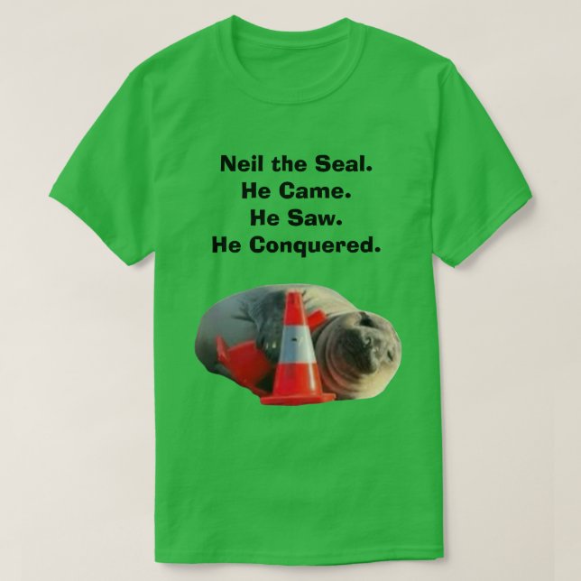 Camiseta Neil Conquistó (Diseño del anverso)