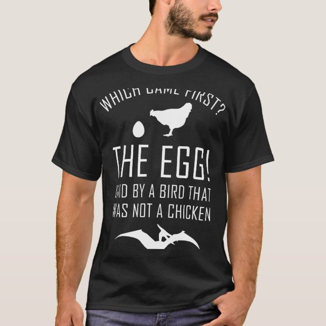 Camiseta Neil Degrasse Tyson Chicken O El Huevo (Anverso)