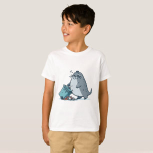 Camiseta Neil The Wheely Bin Destruye El Sello