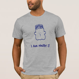 Camiseta neilly j - azul en gris, para hombre, soy Neilly J