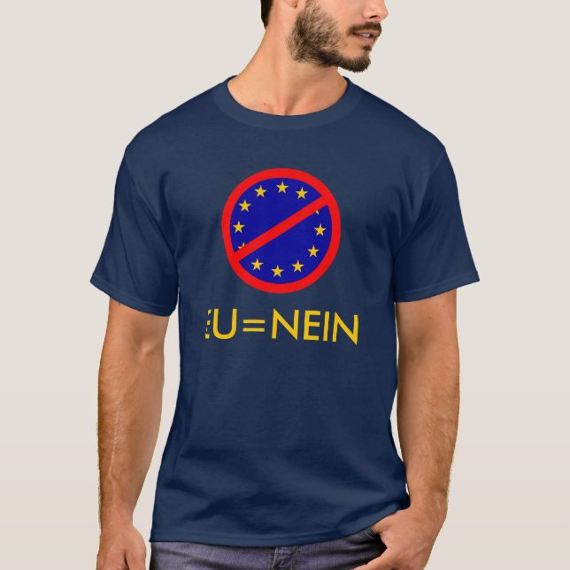 Camiseta NEIN a la UE (Anverso)