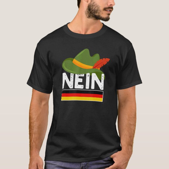 Camiseta Nein German No Saying Pun Germany (Anverso)
