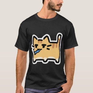 Camiseta Neko - Atigrado Naranja Con Pescado