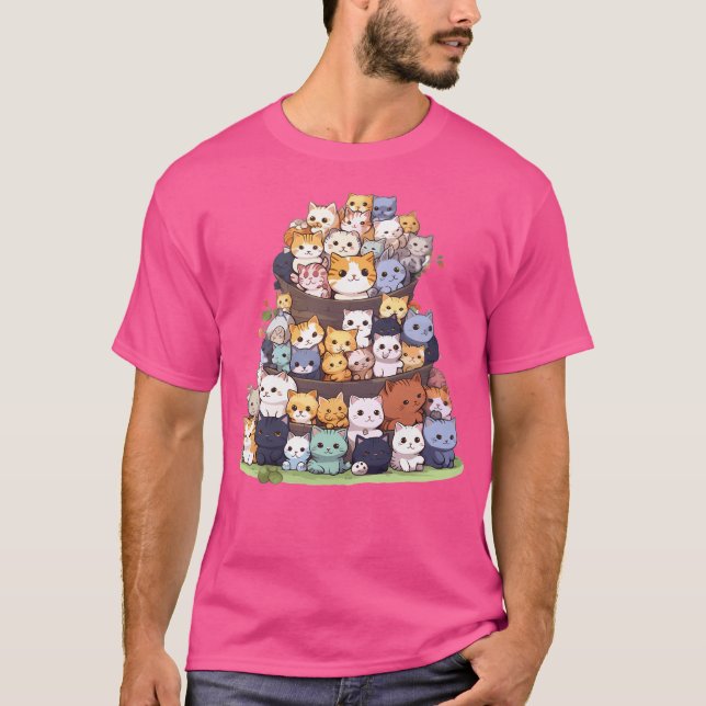 Camiseta Neko Atsume (Anverso)