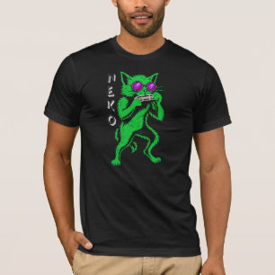 Camiseta Neko Blues Cat