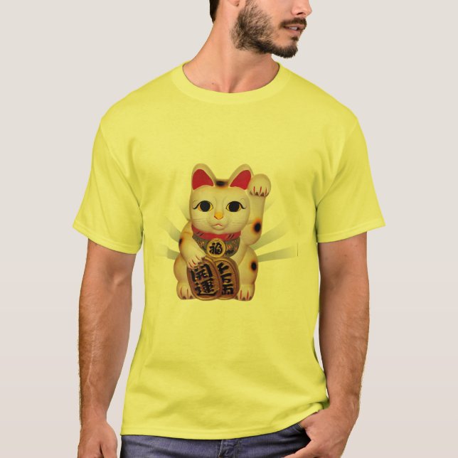 Camiseta Neko: Buena suerte Neko (Anverso)