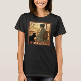 Camiseta Neko de gato japonés