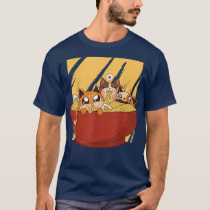 Camiseta Neko Ramen Gato amante anime japonés amante del ma