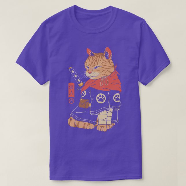 Camiseta Neko Ronin (Diseño del anverso)