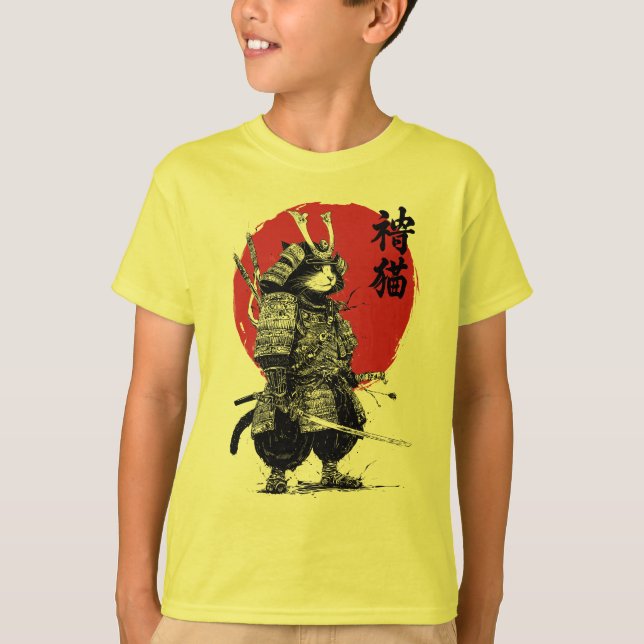 Camiseta Neko Samurai (Anverso)
