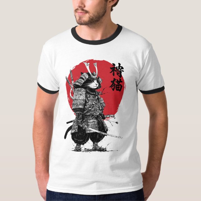 Camiseta Neko Samurai (Anverso)