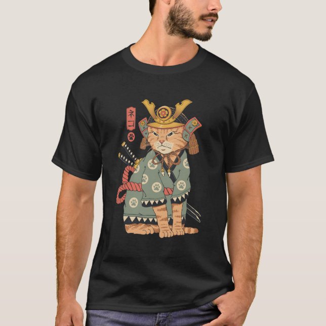Camiseta Neko Samurai (Anverso)
