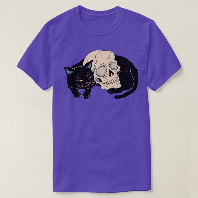 Camiseta Neko Skull (Diseño del anverso)