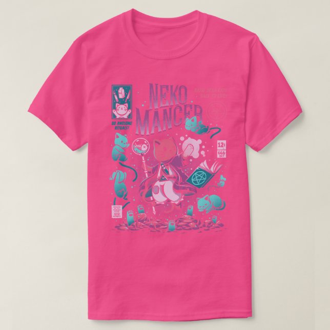 Camiseta Nekomancer (Diseño del anverso)
