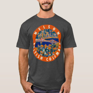 Camiseta Nelson British Columbia Vintage Travel Decal