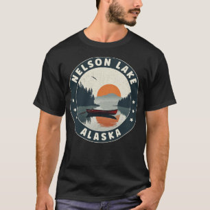 Camiseta Nelson Lake Alaska Sunset TShirt