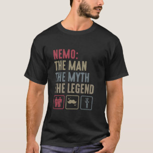 Camiseta Nemo Abuelo Regalos Padres Día Abuelo Papá Papás