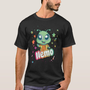 Camiseta NEMO - Nombre de niño pequeño con un extraño lindo