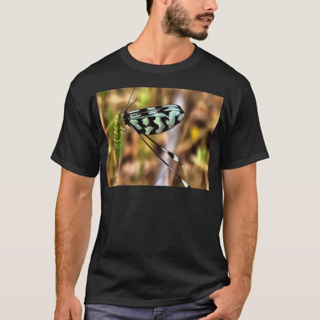 Camiseta Nemoptera bipennis Spoon-Winged Insect Art (Anverso)