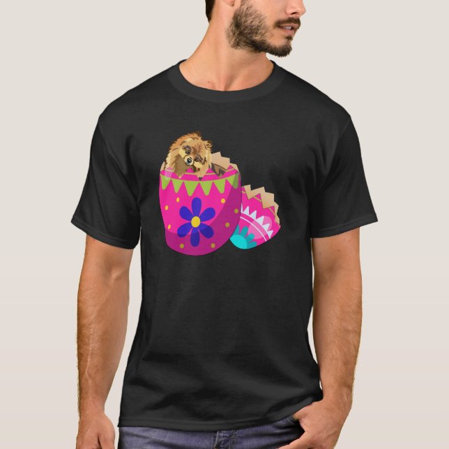 Camiseta Nene Chow Chow Hatching Desde El Día De Pascua De  (Anverso)