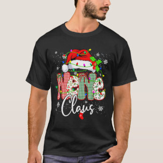 Camiseta Nene Claus Christmas Lights Pajama Faith Design