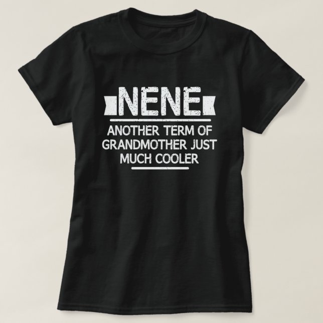 Camiseta Nene Definition Funny Grandma Mother Day Gift (Diseño del anverso)