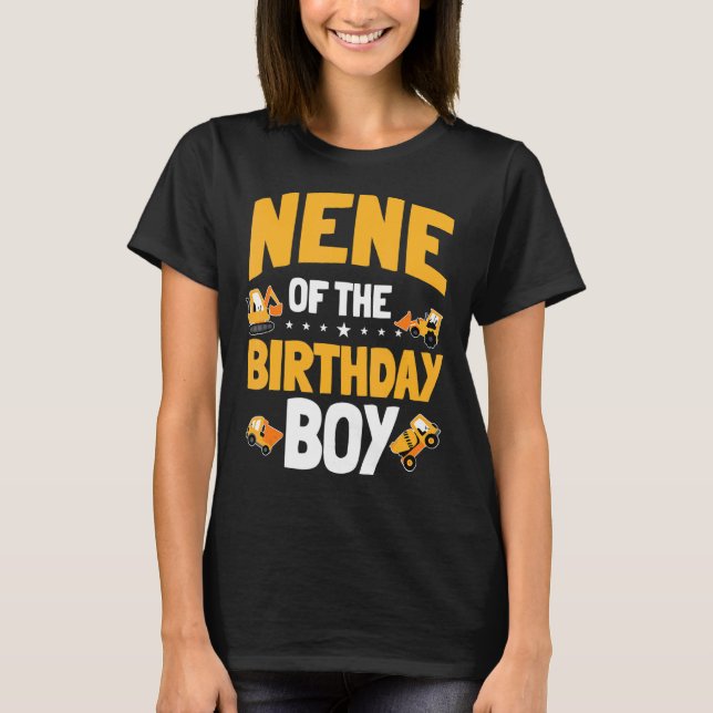 Camiseta Nene Del Cumpleaños De Los Trabajadores De Constru (Anverso)