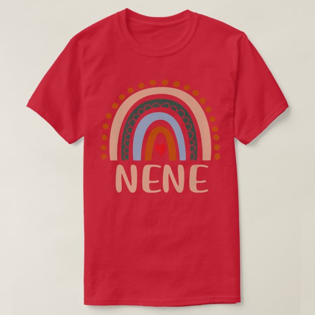 Camiseta Nene Nieta arcoiris linda Día de la Madre Funny Ne (Diseño del anverso)
