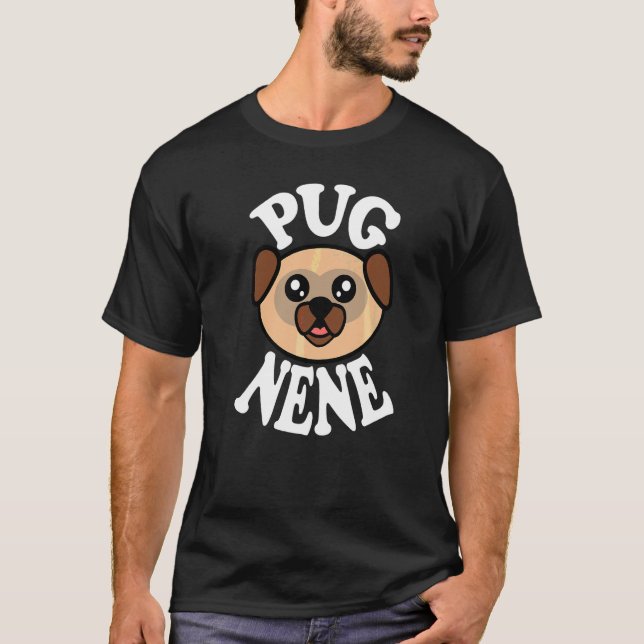 Camiseta Nene Pug Adorable (Anverso)