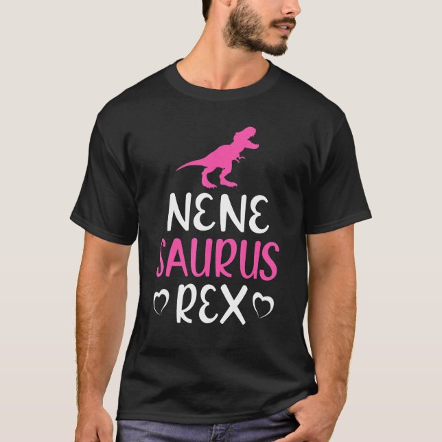 Camiseta Nenesaurus Rex Dinosaur  Nene Saurus Family Matchi (Anverso)