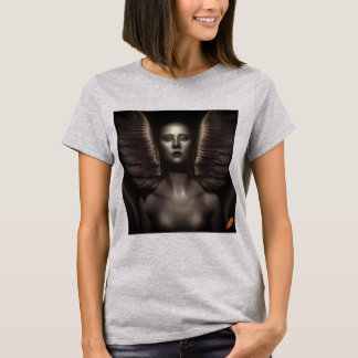 Camiseta "Neo-Noir Seraph: Un ángel de terran de mediados d