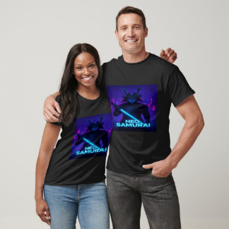 Camiseta Neo Samurai | Cyberpunk WarriorT-Shirt e impresión
